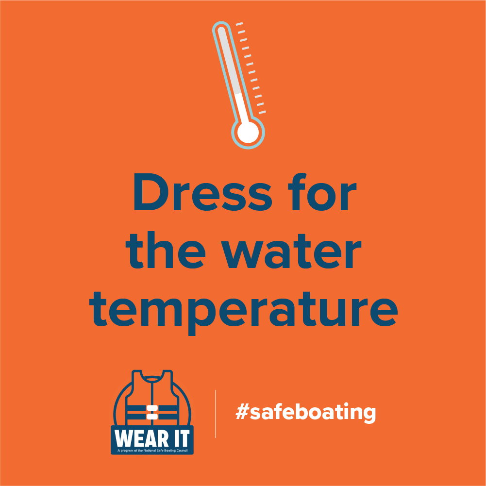 BoatingCampaign's tweet photo. #tuesdaytip Dress properly for the weather, always wear layers, and bring an extra set of clothes. Remember, dress for the water temperature, not the air temperature. @NOAA @NWS #safeboating #lifejacket #wearit #coldwater #coldweather #winterboating #springboating https://t.co/M59GfregYZ