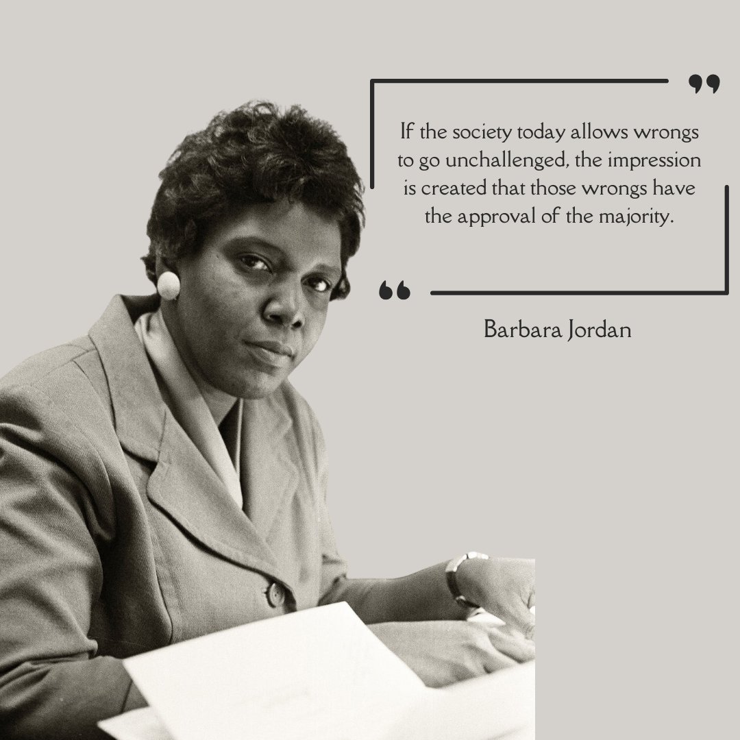 #OTD in 1936, barrier-busting politician #BarbaraJordan was born! She broke color & gender barriers in TX & the USHOR until she took on one of the most infamous American political scandals on national television- #watergate. Hear her whole story in ep 147! #Herstory