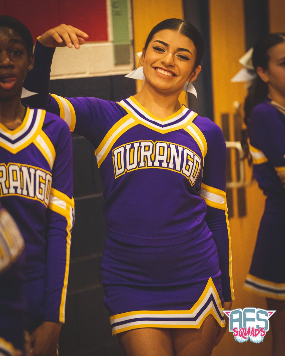 AFSSquads's tweet photo. It takes a village! And the @DurangoHSCheer squad was there to help usher their @DurangoHSHoops team into the State Championship games after a big win over Liberty! https://t.co/Dgr8M2zgBA