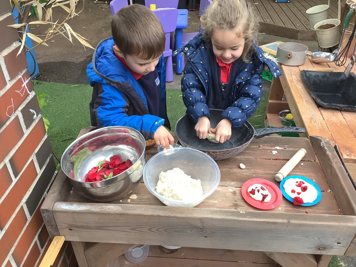 BhaReception's tweet photo. It’s Pancake Day! In Reception we have been using our outdoor learning space to learn all about pancakes, making pancakes in our kitchen and tuff trays as well as in our maths area. It has been great fun! 🥞😄 @BhaReception @BHA_TQ @AETAcademies https://t.co/HIRiAkruty