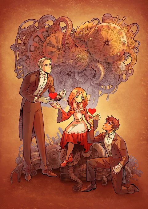 Hearts for Sale anniversary print (redraw) 