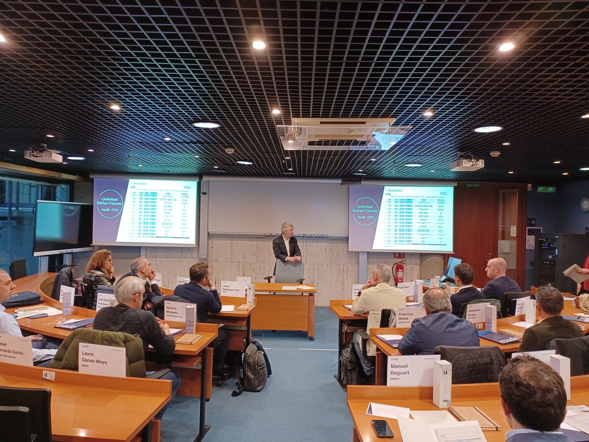 EsadeExecEd's tweet photo. 🚀Damos la bienvenida a los nuevos participantes del #EsadePMD en #EsadeMadrid. Empiezan una jornada transformadora que les permitirá acelerar su carrera directiva, adquirir habilidades de liderazgo y conocimientos de gestión de forma sólida e integrada🙌
#UnlimitedBetterFutures https://t.co/e96qIAP18X