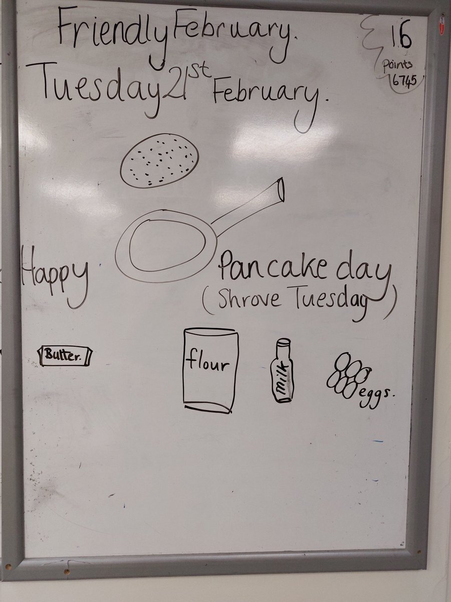 EastonLEAP's tweet photo. Happy Shrove Tuesday! We learnt about the ingredients that go into pancakes and we learnt why pancakes are made before Lent. @LearnatMAT #PancakeDay https://t.co/0z3tvfnpAq