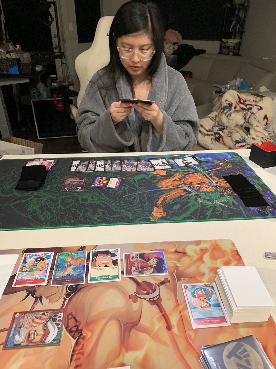 Starting our pirate journey ~ 

<a href="/EpicPillowFight/">Epic Pillow Fight</a> - Cha doing really well in our last few locals! Recently finishing the day with 3-2 going 6th place in a 32 man tournament. 

I myself was went to 2-3 😔 just bricked all day with Law. But we don’t stop! #ONEPIECE #optcg