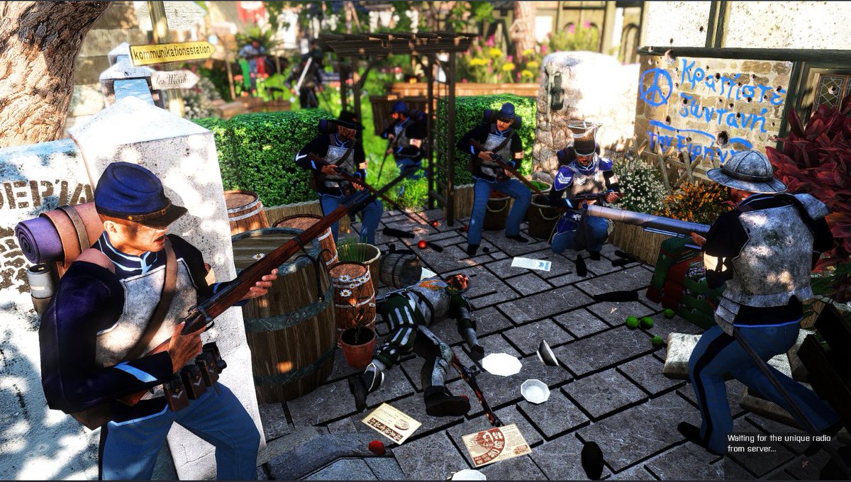 #Union forces move in on an FIA Outpost in the streets of Kavala. Crica 1946.

#Arma3 #AlternateUniverse