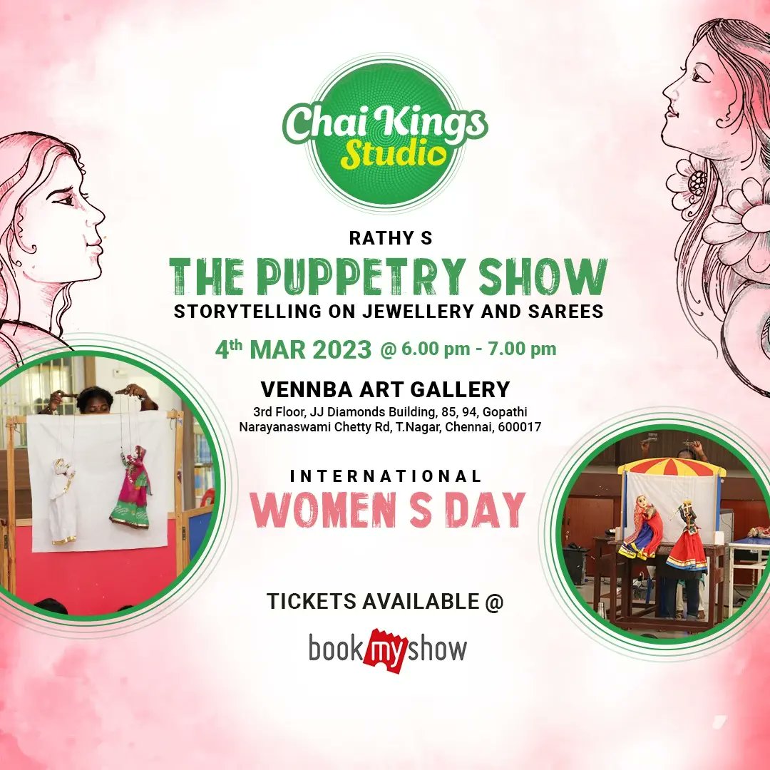 iRatzzz's tweet photo. Folks, have you attended a traditional leather/marionette puppetry show? Would you like to attend one? 

I tell modern stories using traditional puppets. Come attend my show, maybe?

March 4th | 6pm | Rs. 300 | Venba Art Gallery, T Nagar, Chennai.

https://t.co/sqbLNAlOLN… https://t.co/wBRjArKMnl