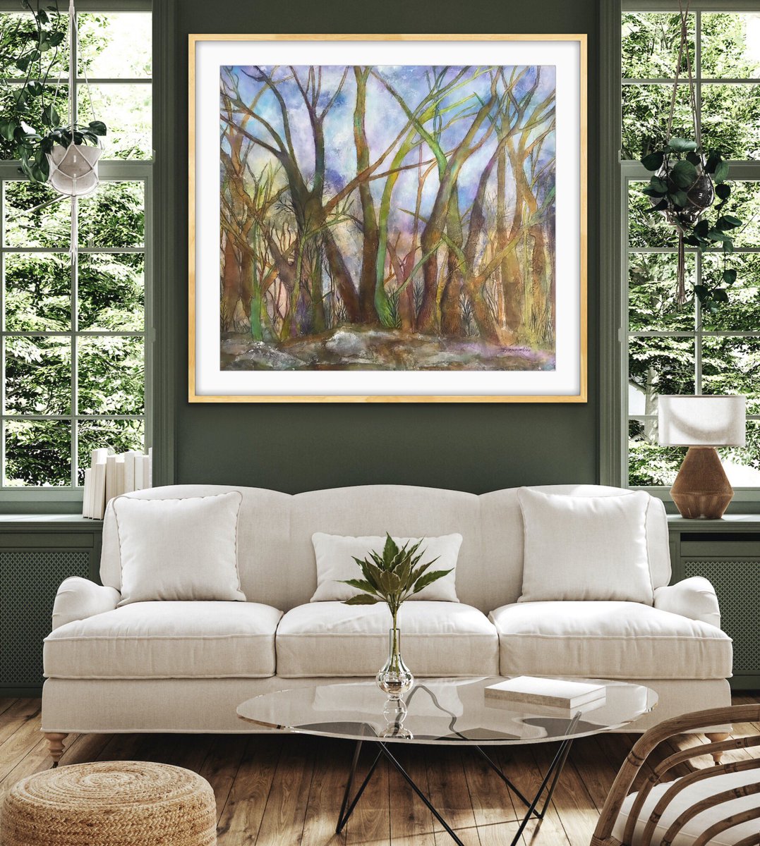 Jyistar's tweet photo. "Side Of The Road" painting by JYIArtworks. Winsor &amp; Newton Water-soluble Oil on 16"x20" textured Aqua Board.  Original for sale. Prints https://t.co/Tr6WBjOGdJ https://t.co/SnzkRl46EQ