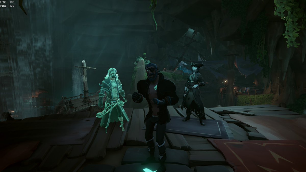 PyThor97's tweet photo. My submission for Style of Thieves 
theme: guardian of fortune 
So here I went with Athena PVP and dedication to my beloved game. first we are in the new pirate legend hideout which you unlock after getting level 100 on the guardians of fortune
 @SeaOfThieves @StyleOfThieves https://t.co/n9GoBkYBib