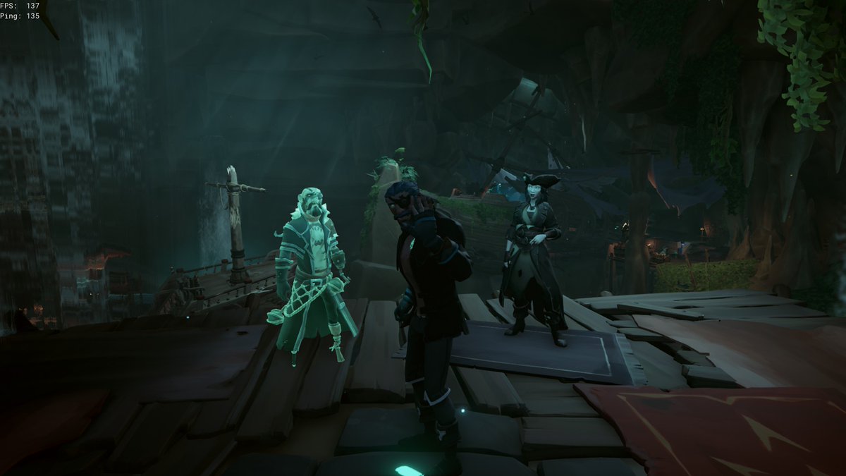 PyThor97's tweet photo. My submission for Style of Thieves 
theme: guardian of fortune 
So here I went with Athena PVP and dedication to my beloved game. first we are in the new pirate legend hideout which you unlock after getting level 100 on the guardians of fortune
 @SeaOfThieves @StyleOfThieves https://t.co/n9GoBkYBib