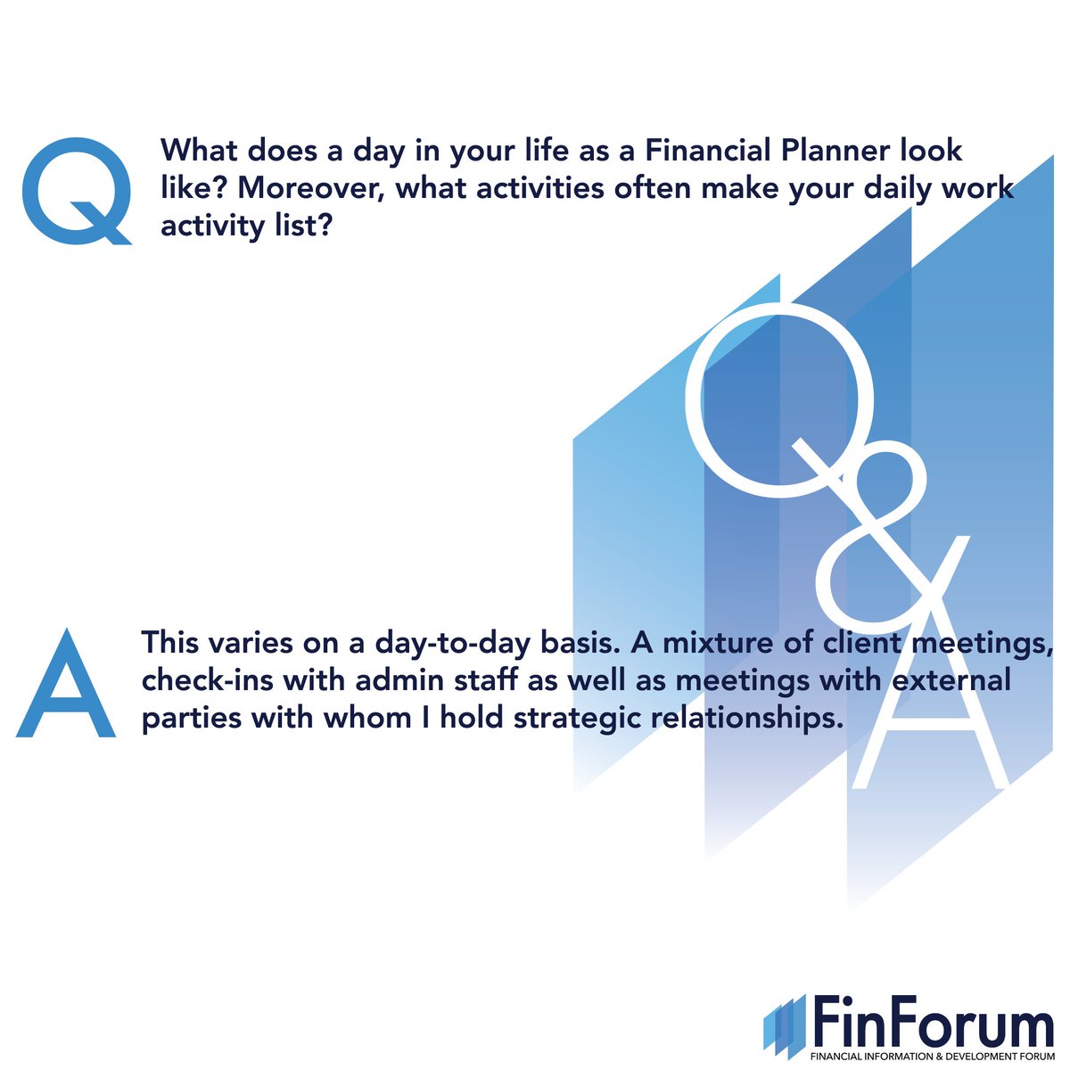 TheFinForum's tweet photo. Ever considered becoming a Financial Planner? See what a Financial Planner had to share with you about this type of career. 

Become a FinForum Member for more info, insights  and entry level career opportunities. 

it's free, link in bio.

#advice #students #financialplanning https://t.co/ZcJqcQdaUn