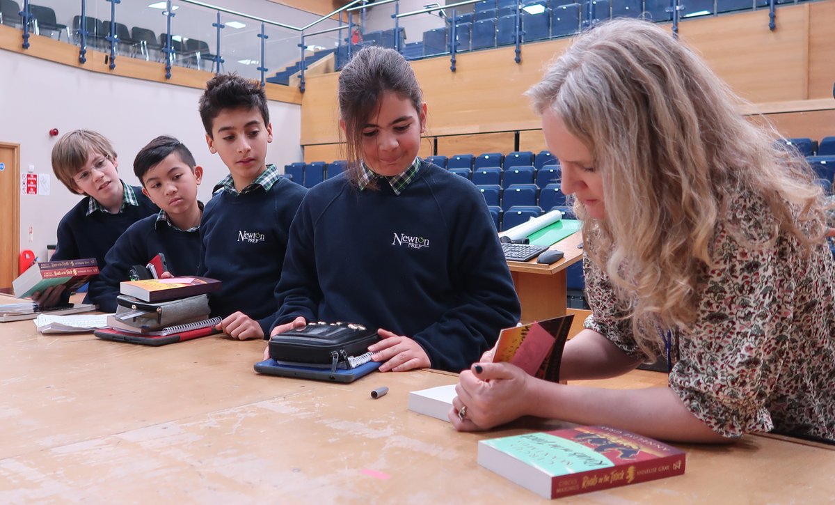 NewtonPrepSch's tweet photo. We were very excited to welcome author @AnneliseGray today. Our Year 4, 6, and 7 pupils were enthralled by her stories of life in Ancient Rome, the setting of her Circus Maximus series of books. Thank you! π΄ππ
#NewtonClassics #NewtonHistory #NewtonEnglish #NewtonLearning https://t.co/B16YaKqHR0