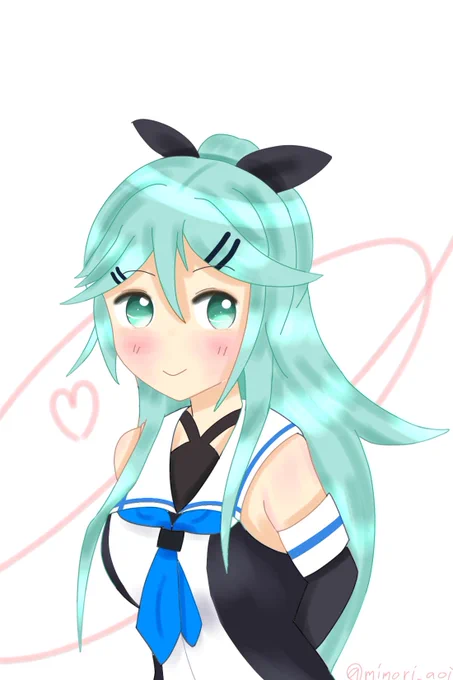 日をまたいでしまいましたが、山風進水日おめでとう!#艦これ版深夜の真剣お絵描き60分一本勝負#艦これ版真剣お絵描き60分一本勝負_20230221 