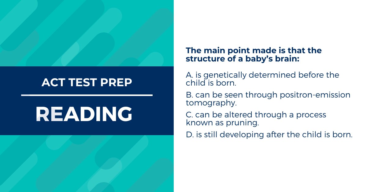 ACTStudent's tweet photo. Can you solve this reading question? We'll post the correct answer later today. #TestPrepTuesday

Full passage and other ACT reading questions: https://t.co/jBZdVsdwjC https://t.co/RakH5yv4Dj