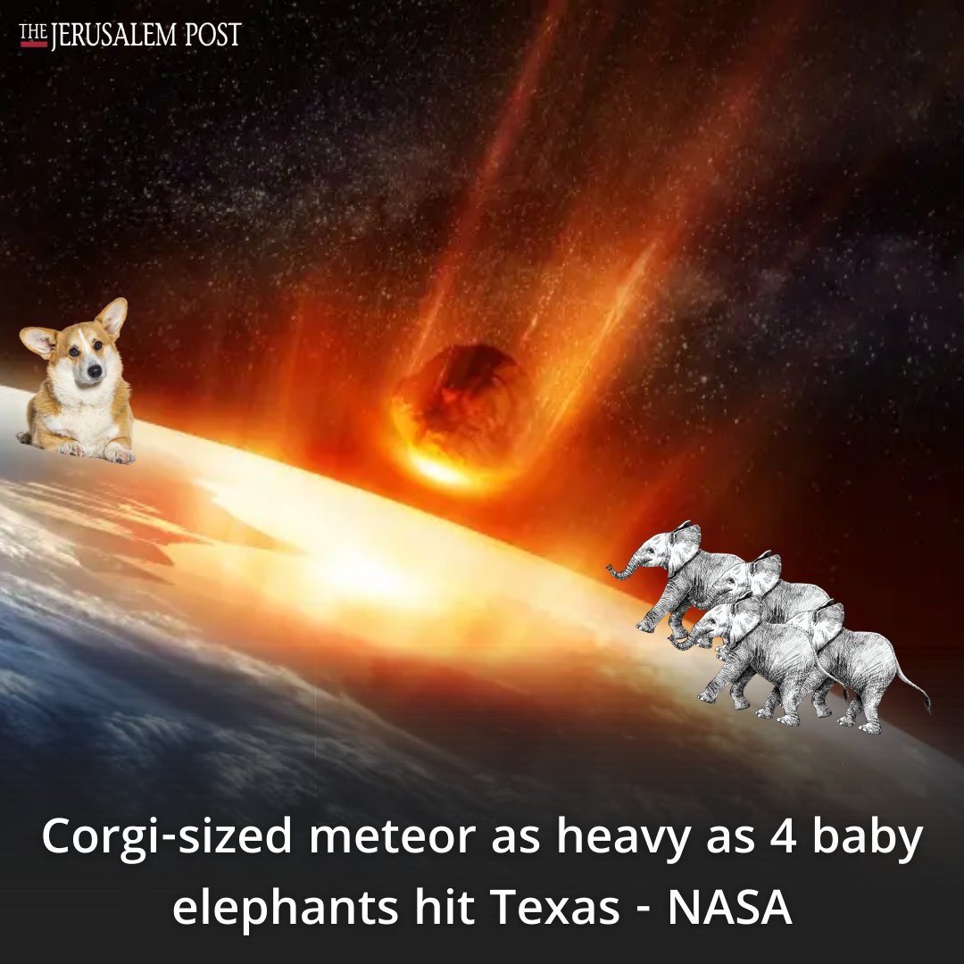 The Jerusalem Post on Twitter "NASA confirmed A meteor