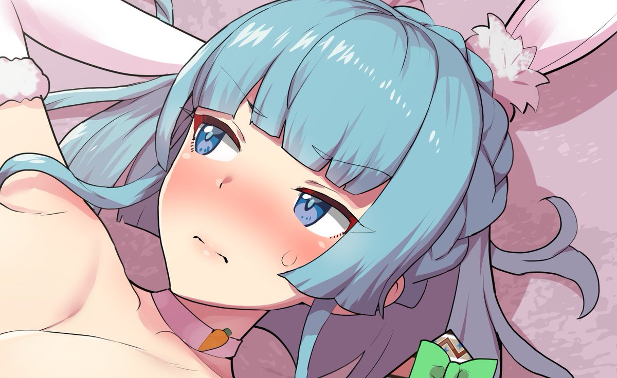 pixivFANBOXで支援者さま向け限定イラスト更新しました。バレンタイン編②は青髪むすめのミソラさん。ホワイトなバニーで来月のイベントも先取りな1枚となりました。どうぞよろしくお願い申し上げます! 次回更新は2月24日ごろ、「++」以上支援者さま向けにメイキングを更新予定です。お楽しみに! 