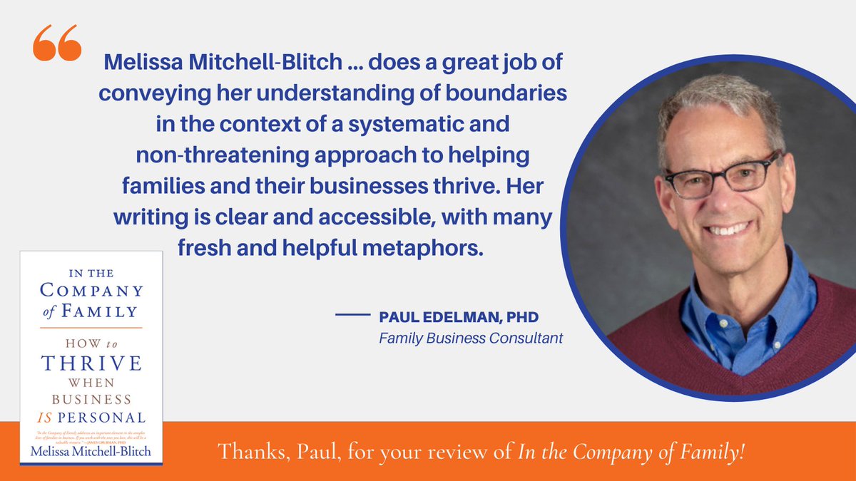 Thanks, Paul, for your review of my #book on #boundaries for #familybusinesses. #fambiz #grateful