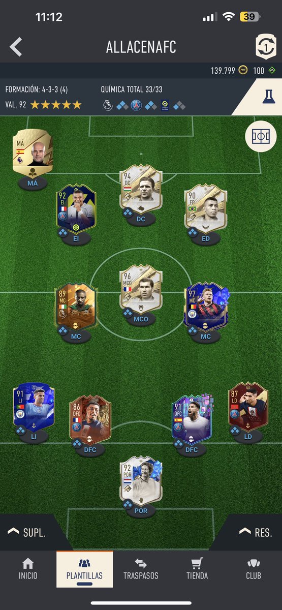 _Allan_CR's tweet photo. @DonkTrading Only Kimpembe tradeable https://t.co/62JYnn8hsz