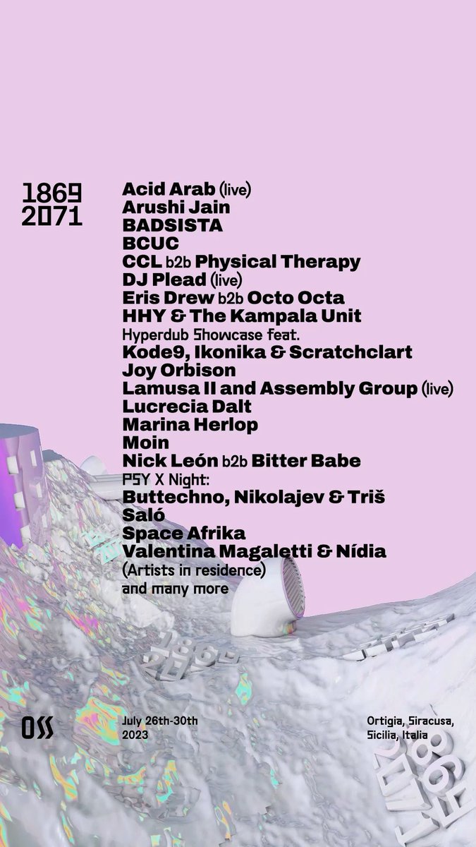 A brand new chapter of Ortigia Sound System arises. The first names of the ninth edition are out.

Many names to be announced soon. 
Three Night Pass tickets here: bit.ly/3Kokm3S

Graphic by Acquatonica Studio
Artwork by (ab)Normal
Music by Lamusa II
