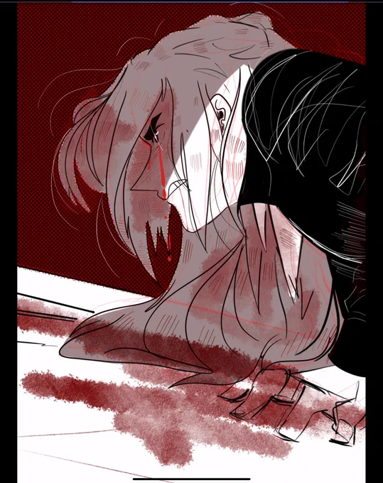 I love how determined Jasper is in this sketch (2020 reference from a base on Pinterest.) 