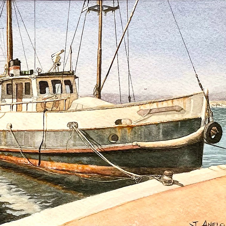 NFT Design Awards (@nftdesignawards) on Twitter photo An Honorable Mention goes to "The old fishing boat" artwork by <a href="/juan_anelo/">Juan Anelo</a> with a high total score of 6.41
'One of the first watercolor paintings I have done for many years, inspired by this old boat docked in the port of Gibraltar.'
Congratulations!
#PolygonNFT #nftart #nft An Honorable Mention goes to "The old fishing boat" artwork by <a href="/juan_anelo/">Juan Anelo</a> with a high total score of 6.41
'One of the first watercolor paintings I have done for many years, inspired by this old boat docked in the port of Gibraltar.'
Congratulations!
#PolygonNFT #nftart #nft