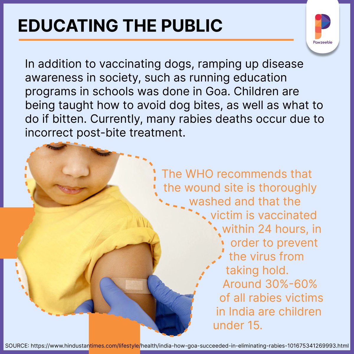 pawzeeble's tweet photo. With the positive initiative taken by Goa, it is proven that rabies control is achievable in other states and countries too, with strong political and leadership and expert technical support. This efficient and sustainable way should be followed in order to control rabies widely https://t.co/75LUZeIPUr