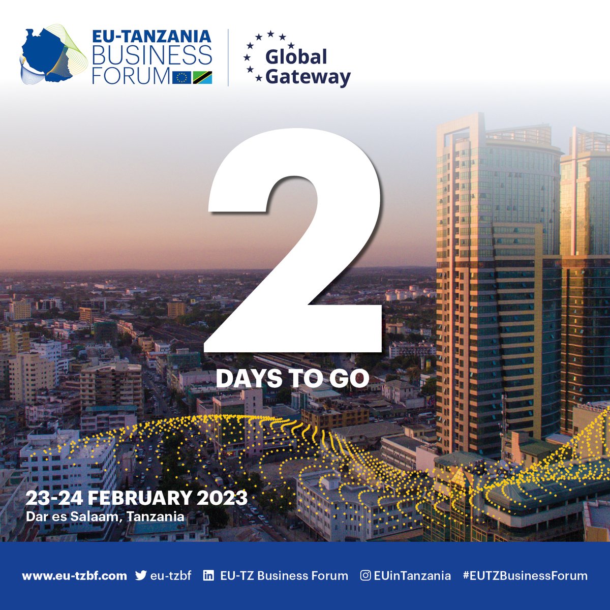 2 days to go to until the EU-Tanzania Business Forum. More Information is available on: eu-tzbf.com

#EUTZBusinessForum