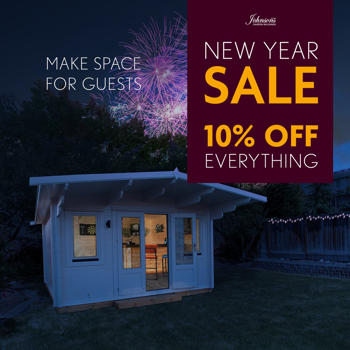 ❗ONE WEEK REMAINING❗
Our 2023 New Year Sale is ending in just 7 days!
Now is your last chance to enjoy savings of up to £4365 and transform your garden to include endless possibilities ✨
Order online today to avoid disappointment and secure your 10% discount before it's lost😲