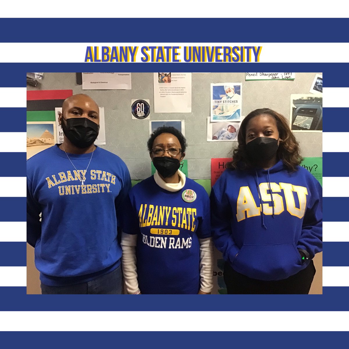 LPAPanthers's tweet photo. Today during Black History Month, students and teachers wore  HBCU merch in order to show their support towards the HBCUs.
#PridefulWednesday @DeKalbSchools https://t.co/0D51K2bodl