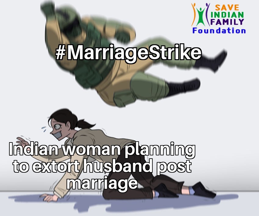 #MarriageStrike is only solution left to tackle #LegalTerrorism & #LegalLoot

Join #BengaluruHungerStrike