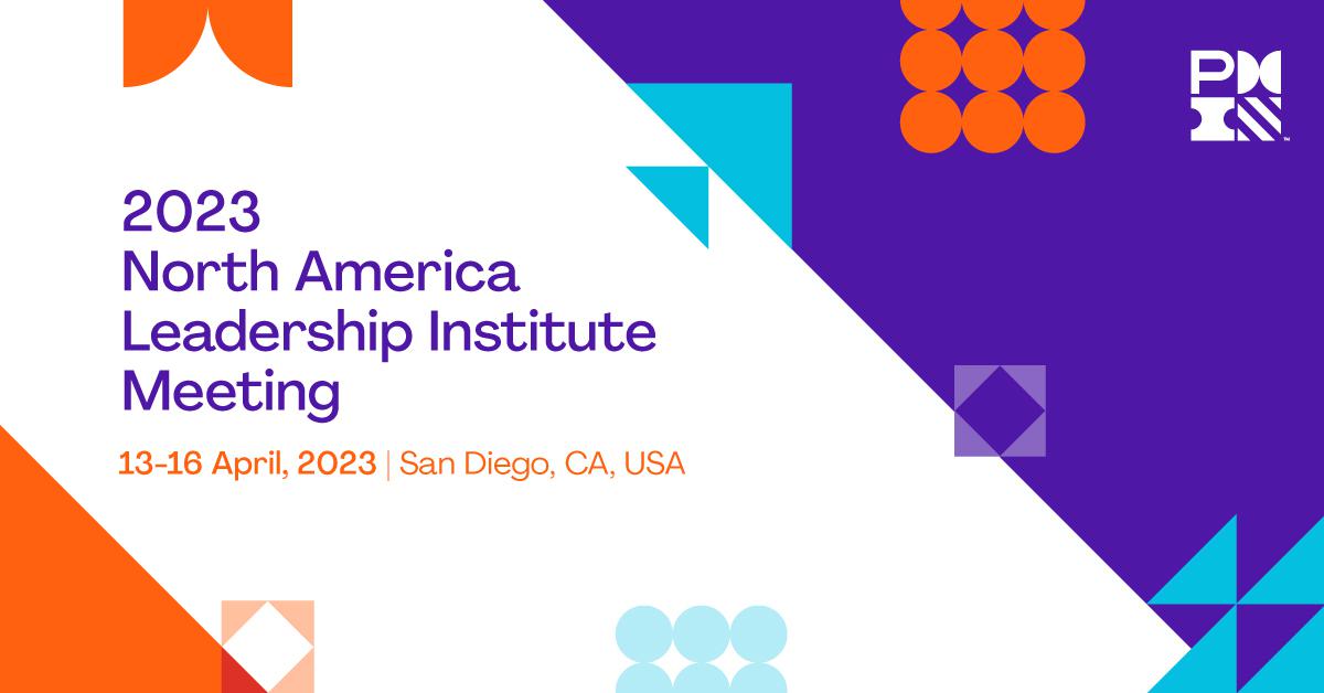 psysta2's tweet photo. Are you a @PMInstitute chapter volunteer from North America? If so, register now to join us in sunny San Diego for the 2023 North America Leadership Institute Meeting. Learn, share, and grow – together. More here: https://t.co/CYjwS7EgXr https://t.co/5HPzgZbJ3z