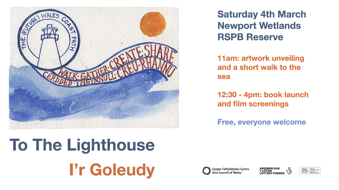 Join us next month for the final event of The (Future) Wales Coast Path project as we unveil an artwork at 
<a href="/RSPBNewport/">RSPB Newport Wetlands</a> Wetlands.

Book a place for a walk to the sea from 11am, and drop-in from 12:30pm - 4pm for a book launch and film screenings.

bit.ly/3jar0Q0
