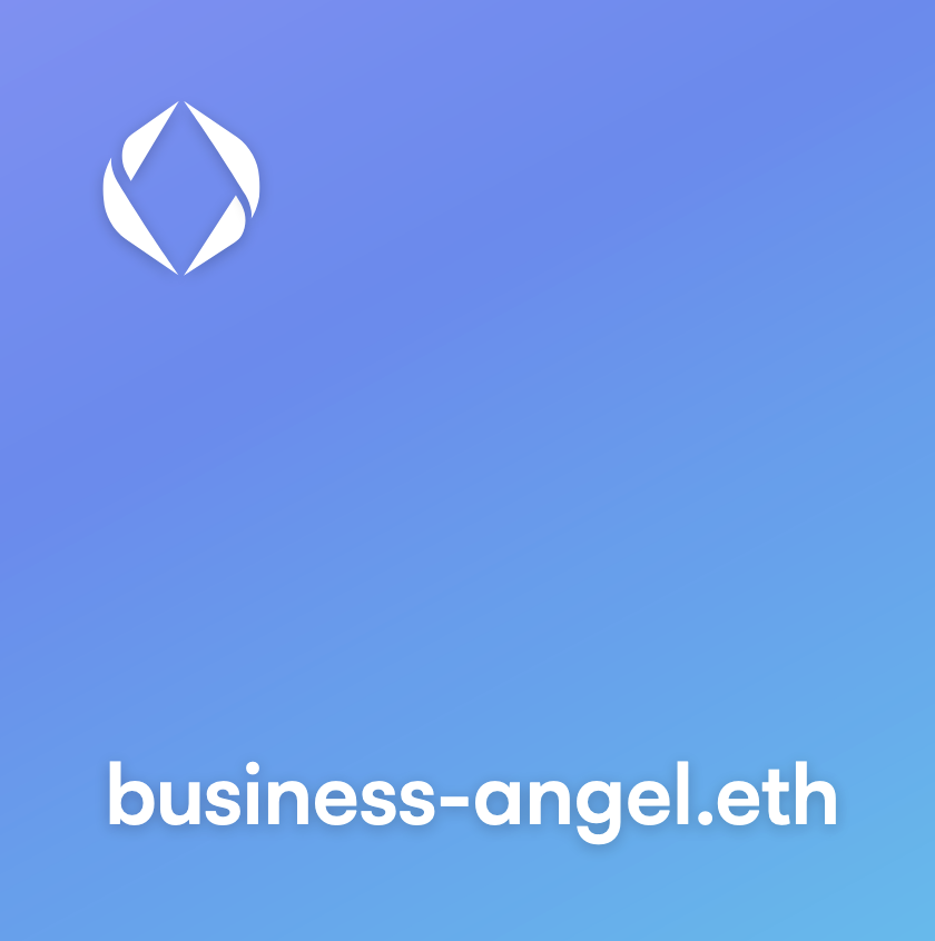business-angel.eth
for sale 24 Ξ

ens.vision/name/business-…

#businessangel #business #startup #web3 #domains #crypto #domain #ens #ethereum #nft #domainsforsale