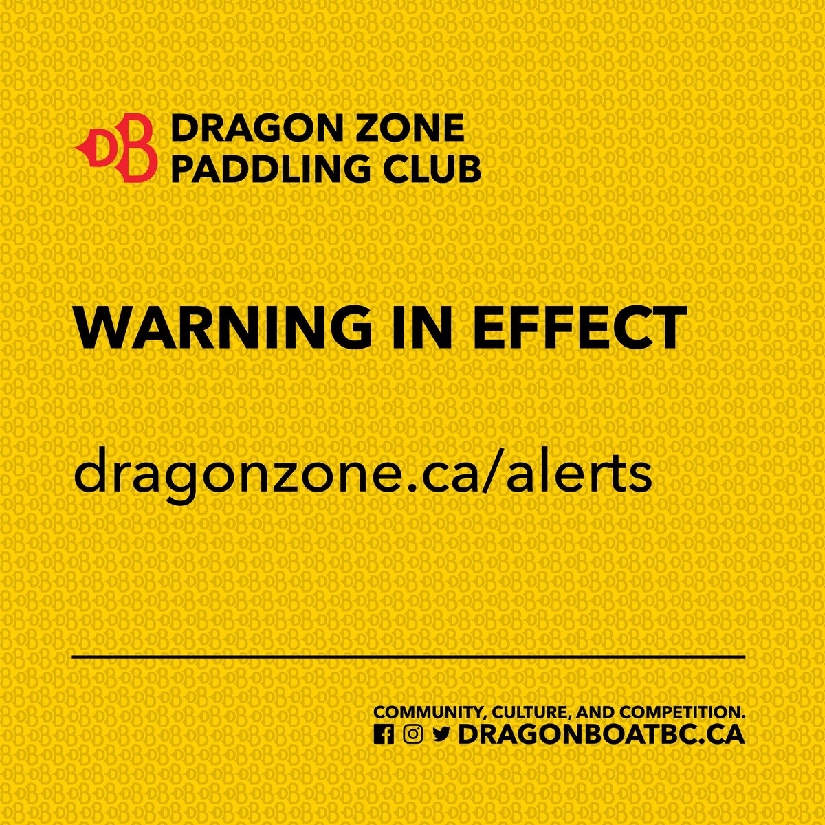 Alert in Effect - Feb 22-25: Due to projected temperatures, we expect the docks to be closed this Thurs/Fri, and shortened hours on Wed and Sat. We are monitoring conditions, and will issue further information as we are able.

More info: dragonzone.ca/alerts