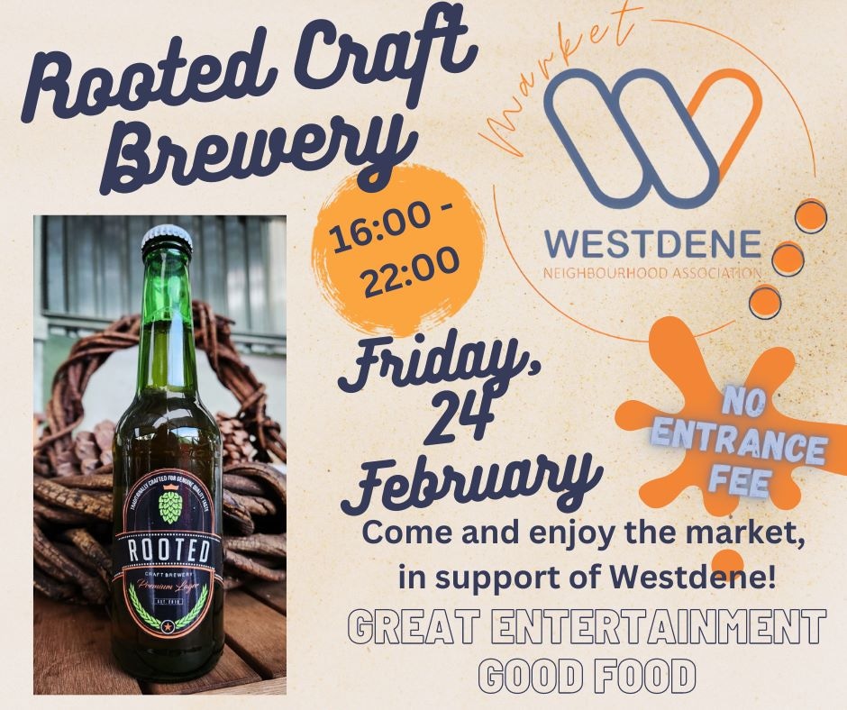 CraftRooted's tweet photo. Rooted People🍻 come join us at Westdene Street Market this coming Friday... See you there!!

#WestdeneStreetMarket
#Rootedpremiumlager
#notforpersonsunder18
#EnjoyRootedResponsibly https://t.co/CyoZYnmdpL