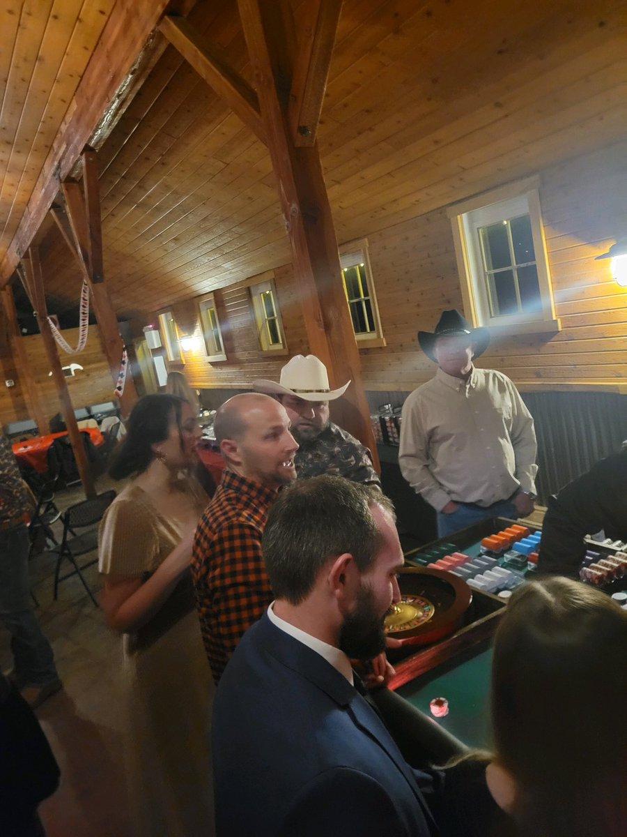 FusionHCS's tweet image. Pt. 3 Fusion Casino Night! 🎰 We had so much fun celebrating casino style with black tie and western attire. Good food, and good memories. Never a dull moment with the team here at Fusion 🤠🎊 #notrealgamblingdontworry #casinonight #bestteam #fusionhcs #partyneverstops