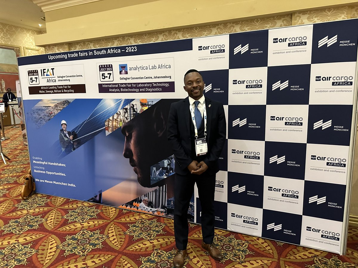 Seanhlomane's tweet photo. Attending the 3-day @AirCargoAfrica Exhibition & Conference at the @EmperorsPalace Convention Centre. A great platform for new business opportunities, global perspectives and strong networking for its stakeholders. #aircargo #aircargoconference #aircargologistics #MesseMuenchen https://t.co/o9WakXxyVX