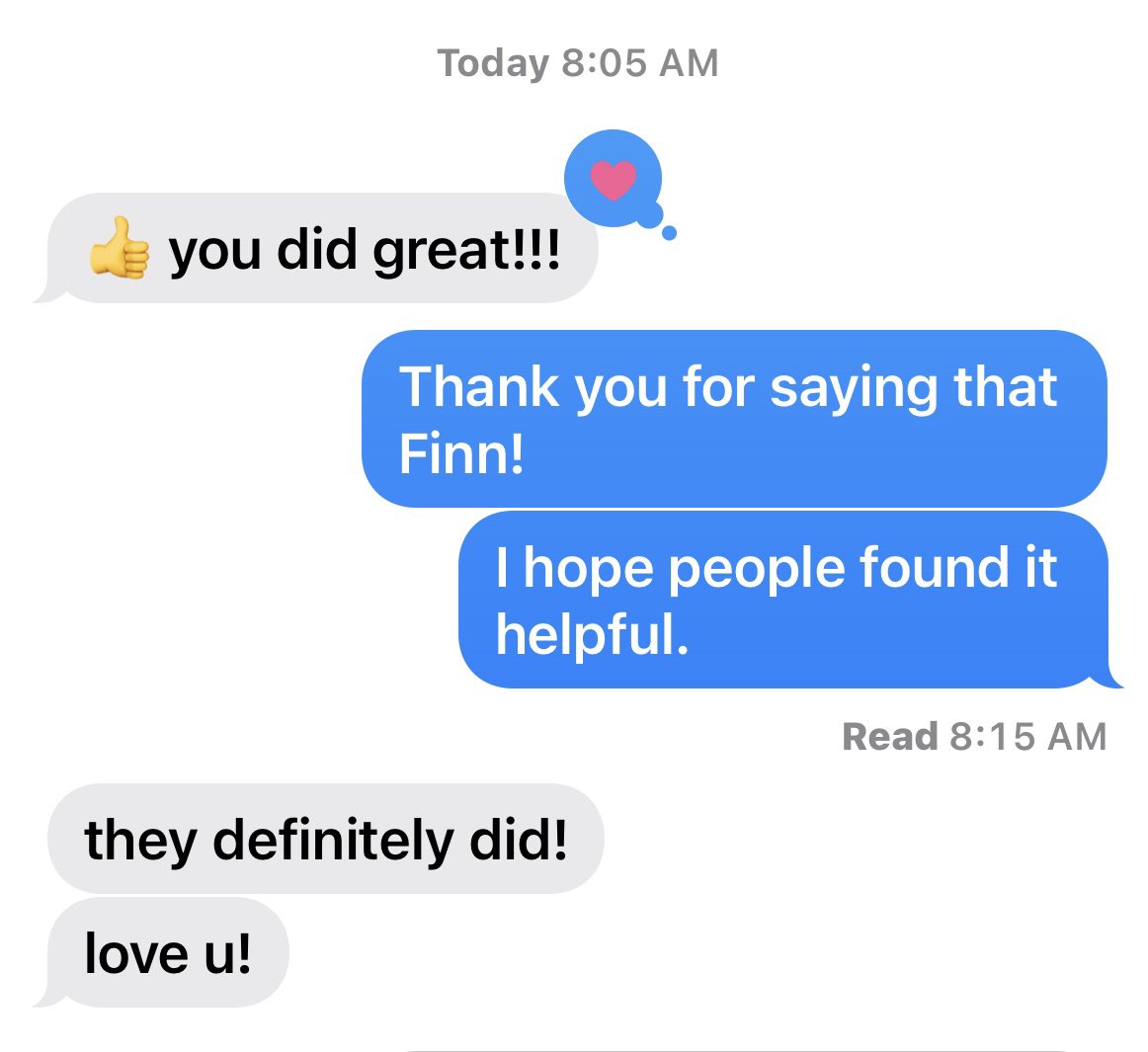 Great fun speaking to my son’s middle school this morning about creating and nurturing confidence. It’s an elusive and fragile trait that takes understanding first. A 👍 from Finn himself made it a win for me. 😊