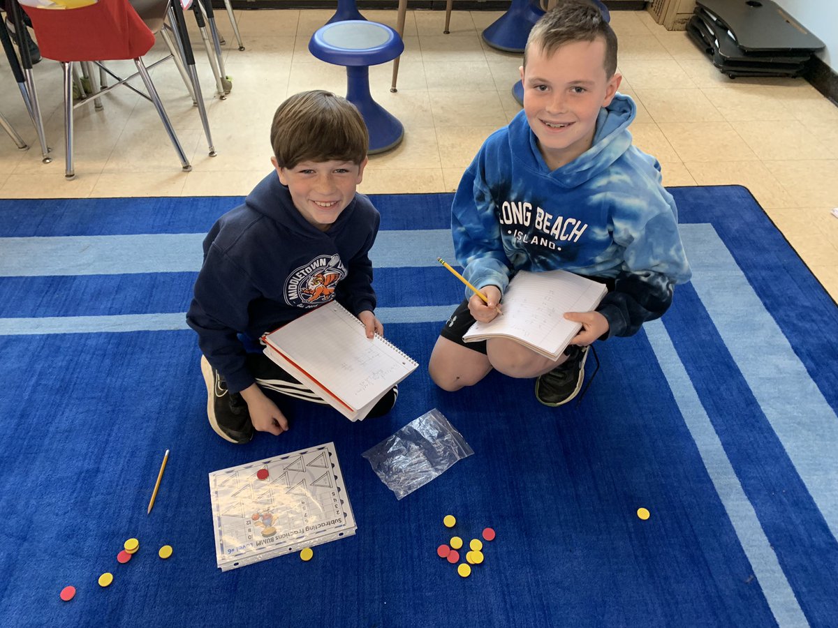 NicoleTobin's tweet photo. Adding and subtracting fractions with unlike denominators! https://t.co/Z3BjpefWo3