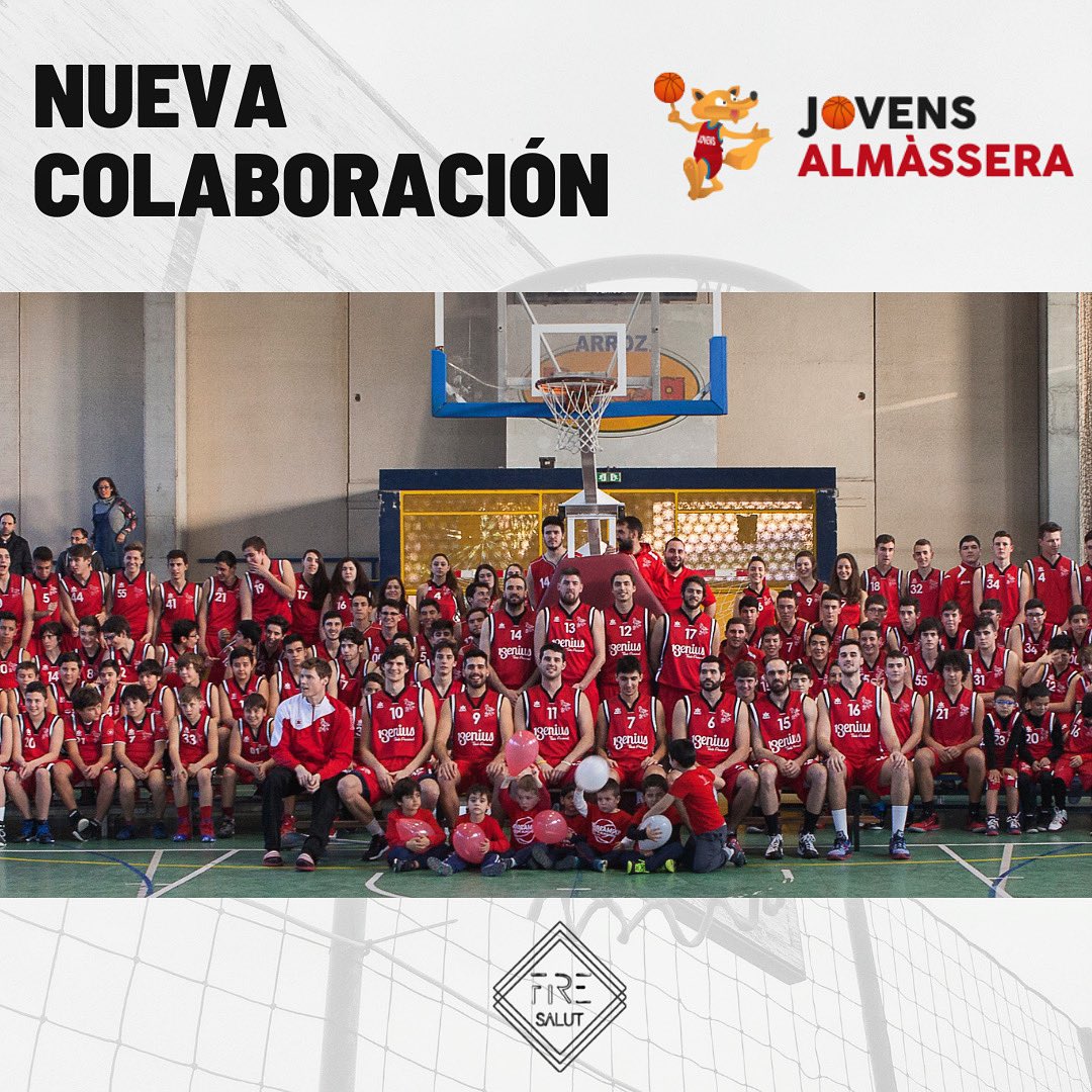 firesalut's tweet photo. Anunciamos nueva colaboración con el club CB JOVENS ALMÀSSERA. Un placer dar servicio a sus jugadoras/es.

Gracias por la confianza depositada @cbjovensalmassera

➕ℹ️
🔗 https://t.co/KoYJNstSea
📲 601 42 28 15
📩 info@firesalut.com https://t.co/Np4rbwYGqR