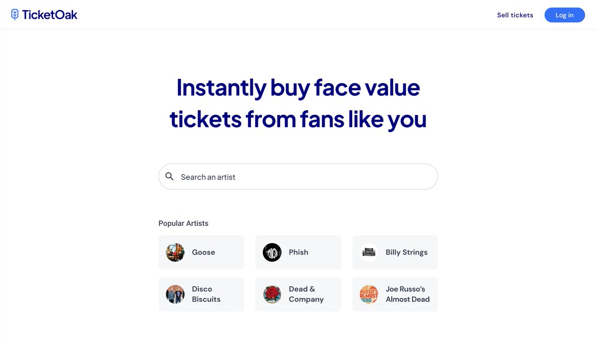 TicketOak Sam tweet media