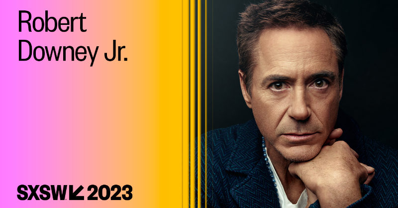 sxsw's tweet photo. Join Academy Award-nominated actor and producer @RobertDowneyJr for a riveting discussion about online crime with three of the industry’s most knowledgeable minds at #SXSW2023.