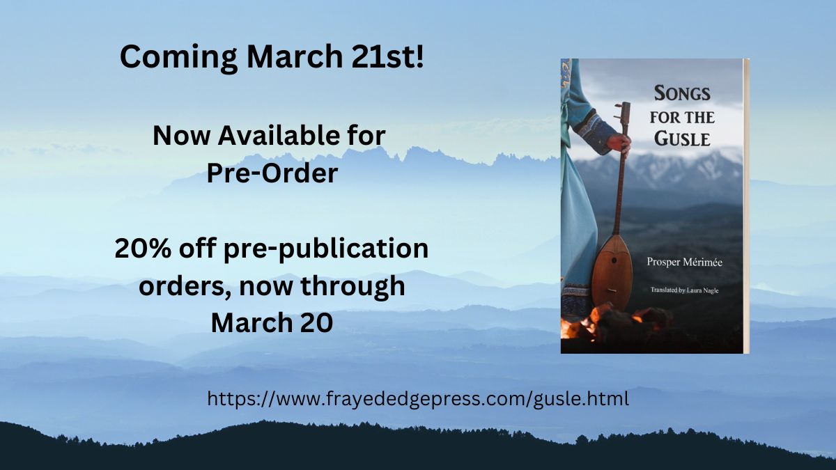 The most interesting literary hoax you’ve never read – available for pre-order! First English translation of La Guzla by Prosper Mérimée, the man behind Carmen frayededgepress.com/gusle.html
#folklore #folktales #fakelore #literaryhoax #frenchliterature #translation #booksintranslation