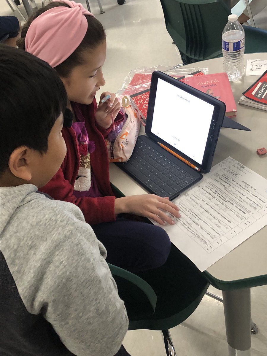 MsKAlexander_'s tweet image. Love using technology to express our learning! Today 4th grade @VickeryES we are using Voice Memo to explain all about Natural Resources and Conversation. @LISDScience #LISDScience