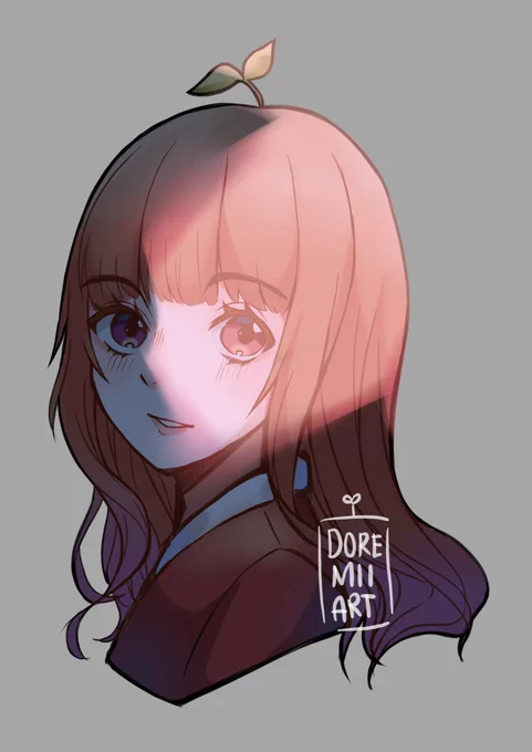 tried cool colors, rly nice experimenting and studying modes today  
