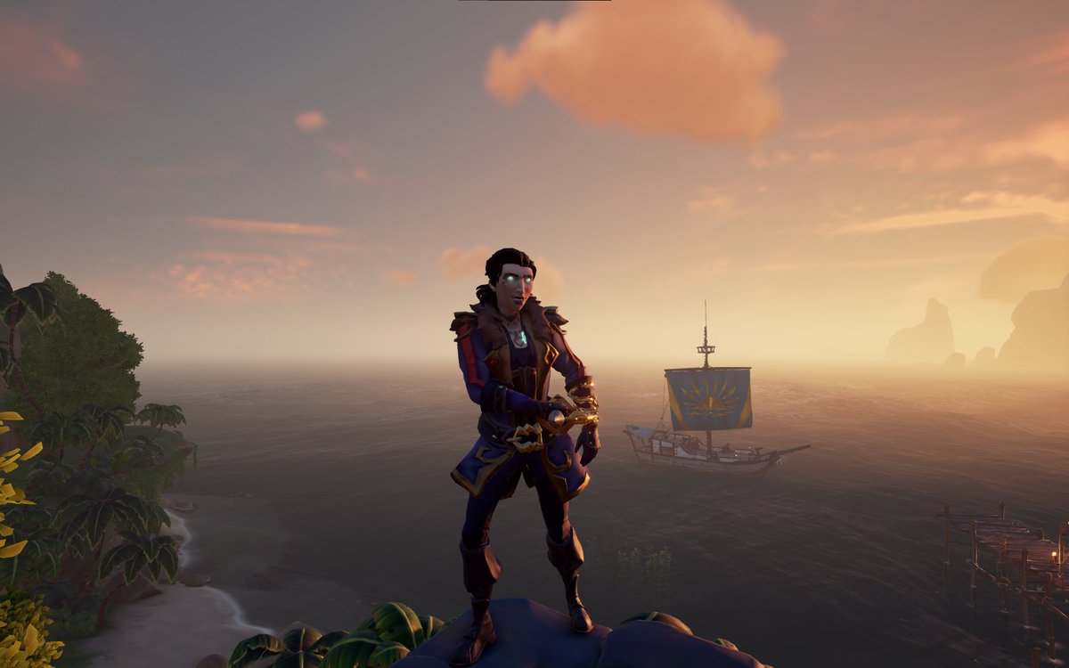 I'm a new legendary pirate 👏
Theme: Athena Ambassadors
#StyleOfThieves <a href="/SeaOfThieves/">Sea of Thieves</a>