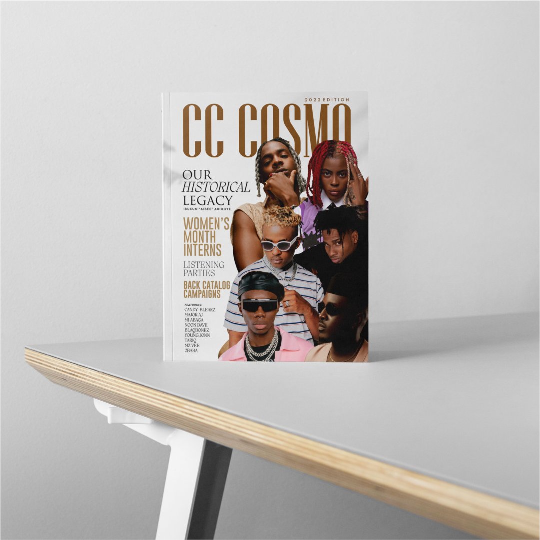 caculuz's tweet photo. My team @DesignsDeca led by @demi_gaud  recently competed a Magazine design for @choccitymusic the biggest and most successful indigenous urban record label in Africa, home to recording artists such as M.I Abaga, Femi Kuti, Blaqbonez, and Candy Bleakz.

Presentation👇 https://t.co/nwfGNNPw2q