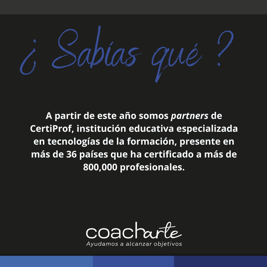 Coacharte1's tweet photo. EL ARTE DE APRENDER

Certificaciones que cumplen estándares internacionales en distintas áreas: 

Scrum, Agile, Six Sigma, ISO, Business, New Technologies, Cybersecurity, Innovation, IT Support &amp; Data Protection.

#business #certificaction #EstamosContigo #trabajando #partner https://t.co/KmZfm54bkk