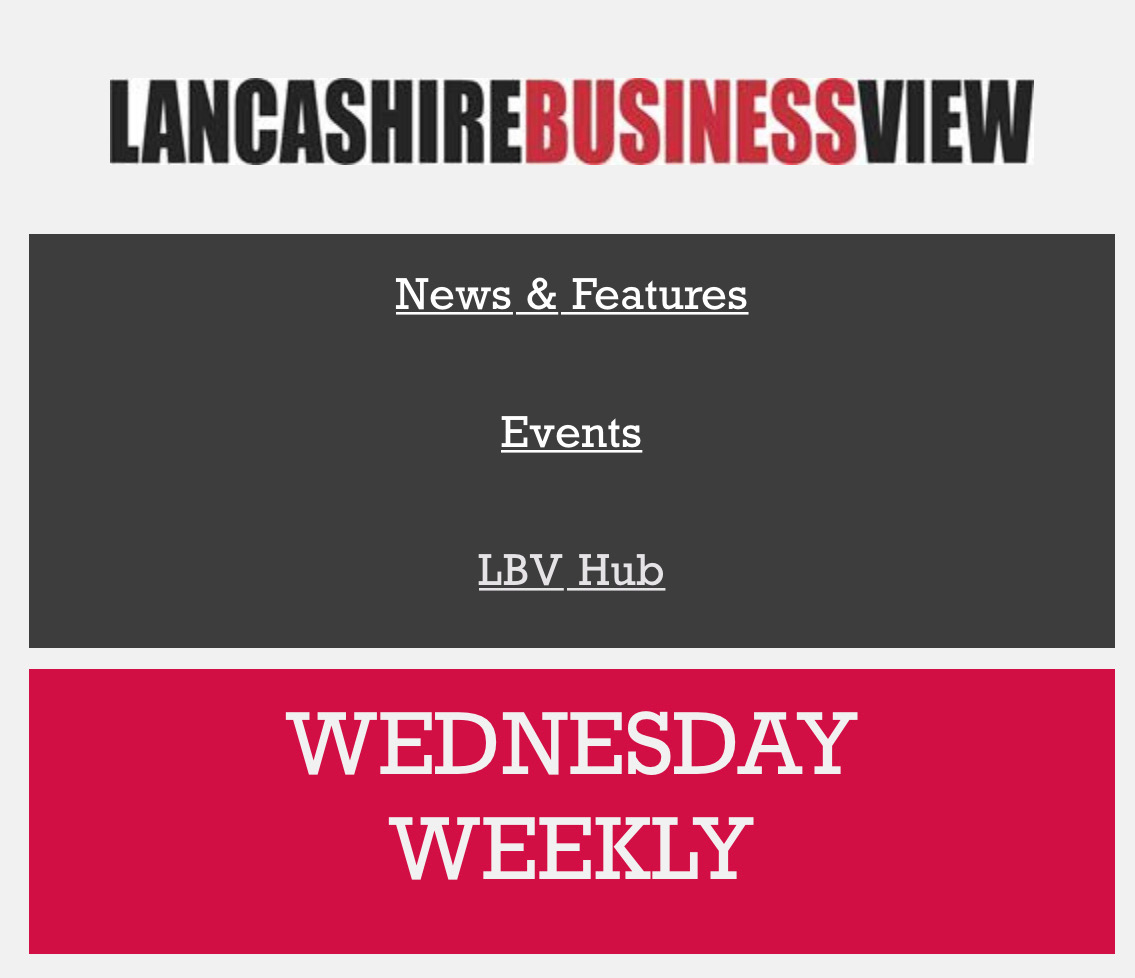 LBVmagazine's tweet photo. 📰 If you want to stay up to date with all-things-Lancashire business, get our #WednesdayWeekly bulletin!

Sign up to our mailing list, here ➡️ https://t.co/peP0KVgLKu 

#ConnectingTheCounty #LBVMagazine https://t.co/urD1j71zB7