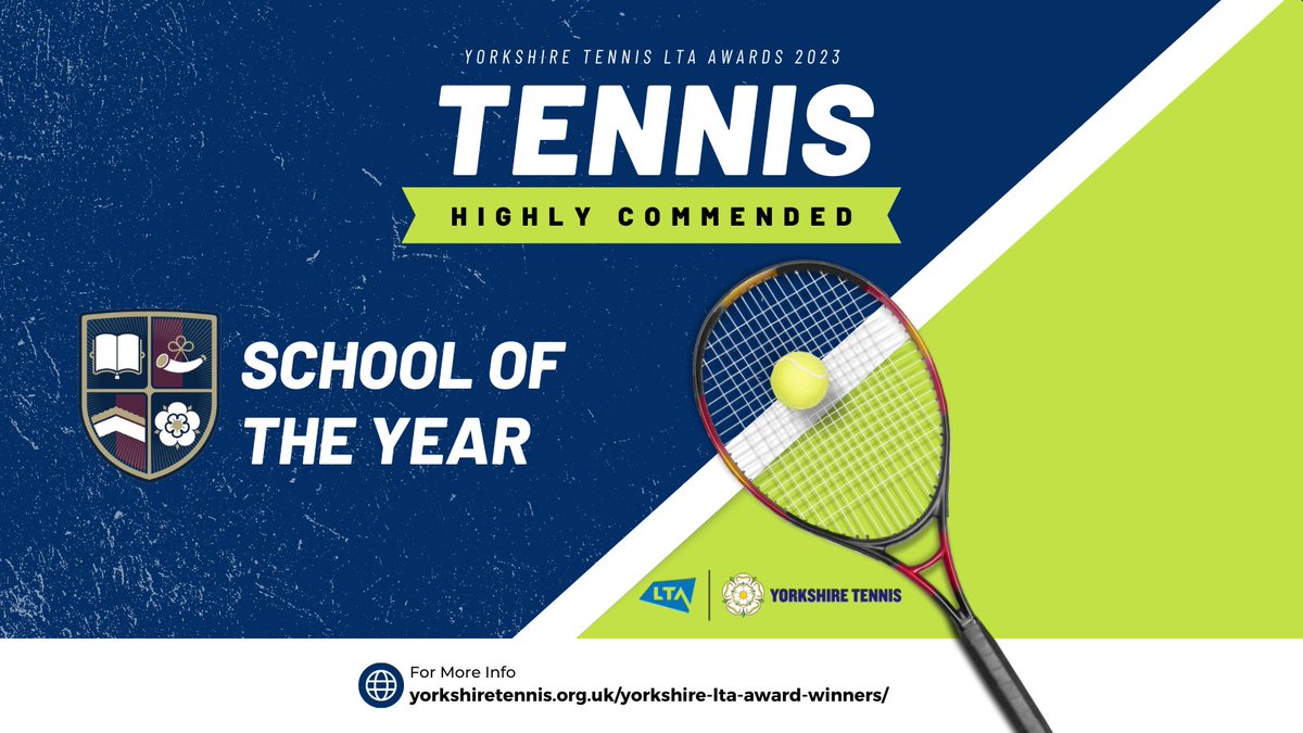 BGS is honoured to receive a 'highly commended' LTA 2023 award from @YorkshireTennis.

A big thanks to all players, parents and staff who have helped tennis grow.

Read more here >> ow.ly/mJbl50MYh4K

#highlycommended #schooloftheyear #BGSfamily #theonlywayisup #schoolsport