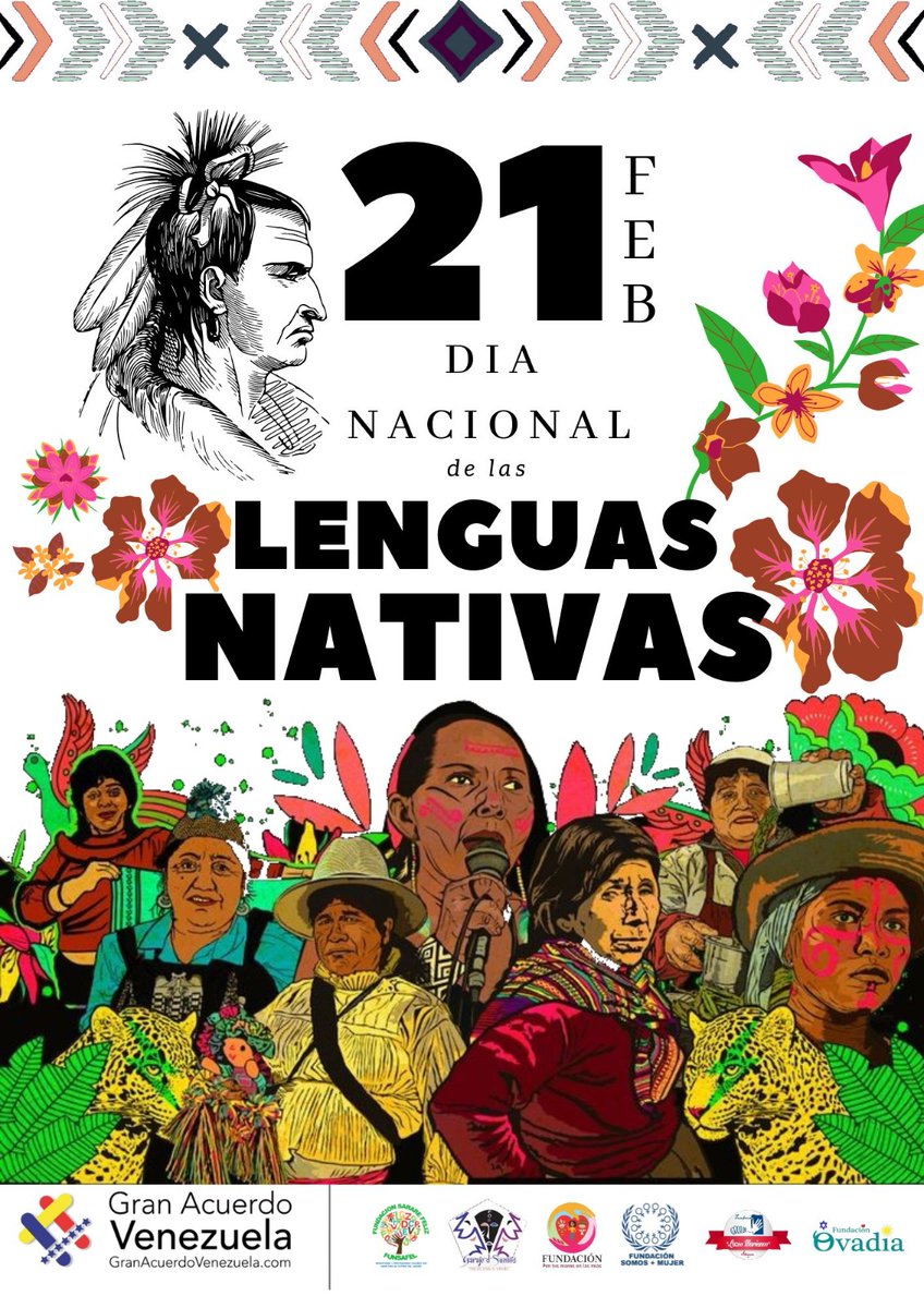 funsafel's tweet photo. ¡Día para conmemorar, reconocer y trabajar por la conservación de las lenguas nativas en Colombia!🙌🏻💛.
@LazosMarianos06
Pon Tus Manos En Las Mias 
@funsafel 
@GarajedSuenos 
Fundación Ovadía 
Fundación Somos Más Mujer  

#JuntosSomosMasFuertes
#somosgranacuerdovzla https://t.co/6n1jqiixk5